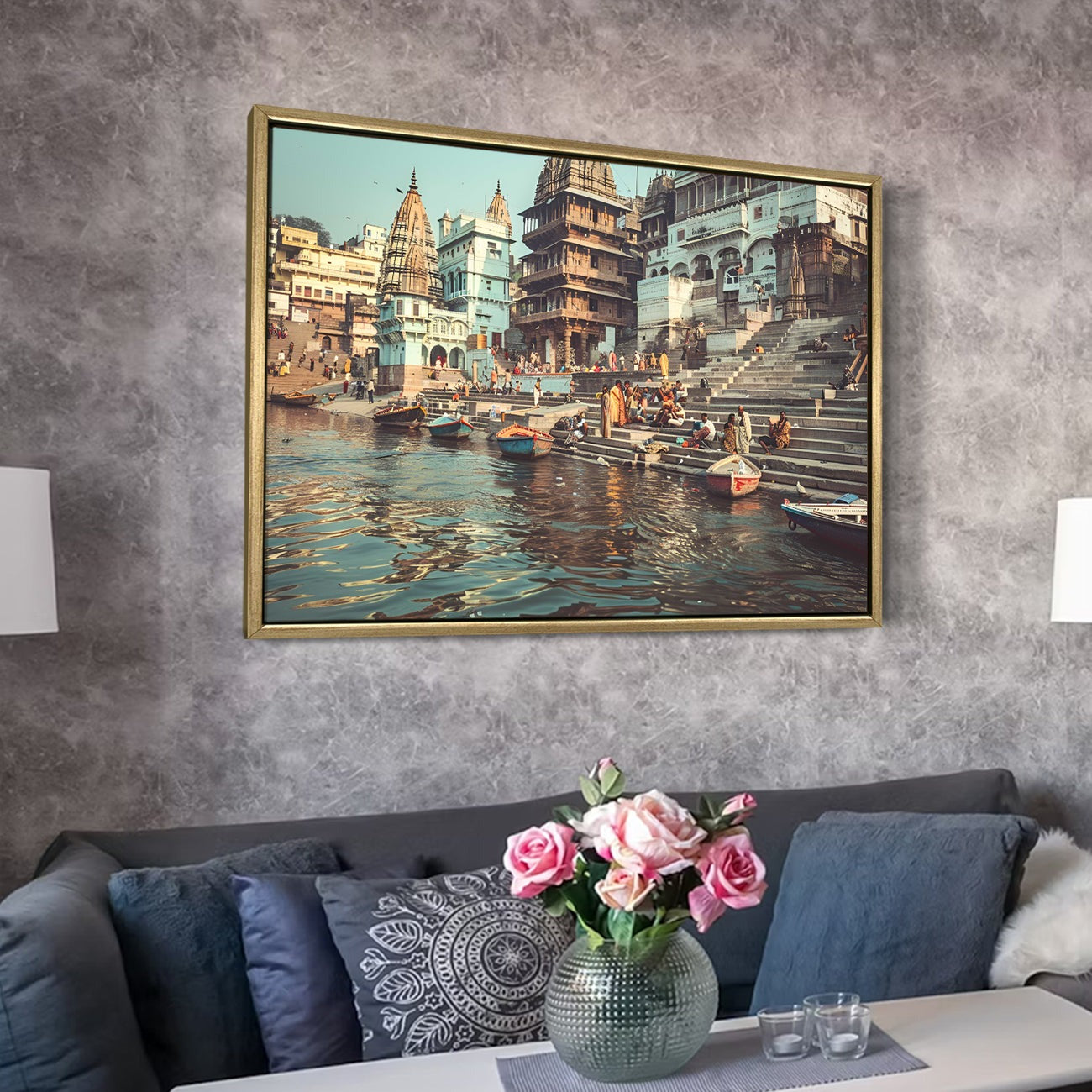  Banaras Ghats Painting 