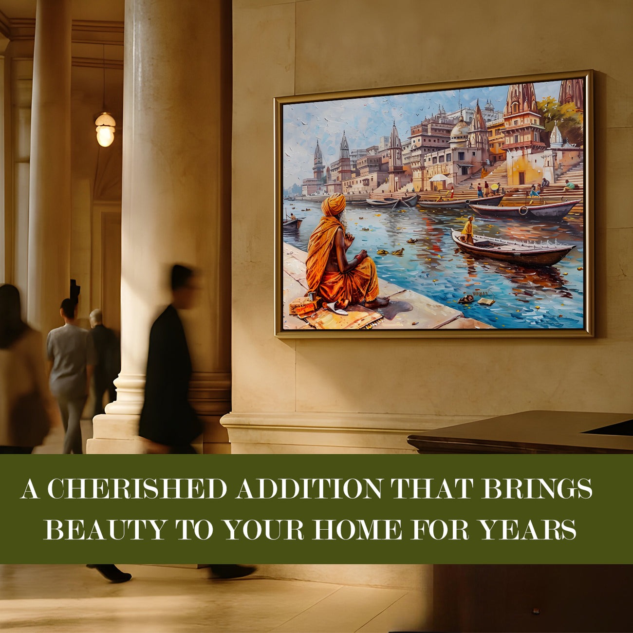  Banaras Ghats Painting 