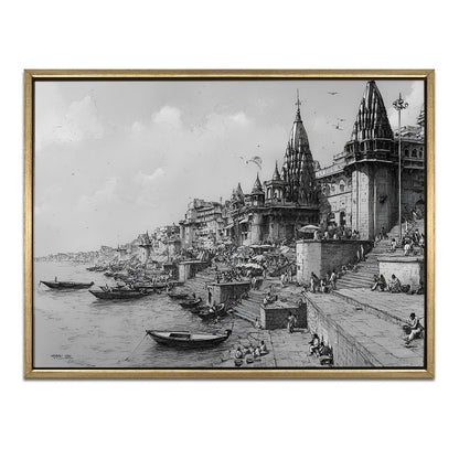 Banaras Ghats Painting