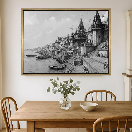 Banaras Ghats Painting