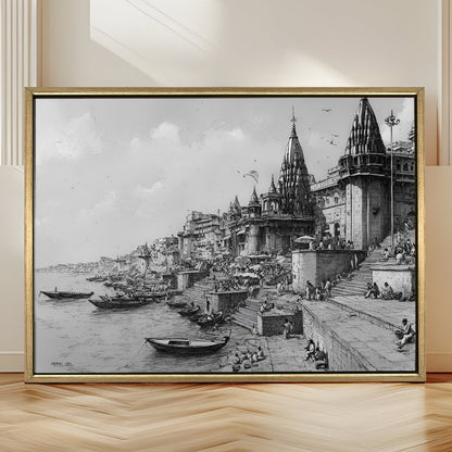 Banaras Ghats Painting