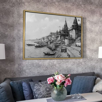 Banaras Ghats Painting
