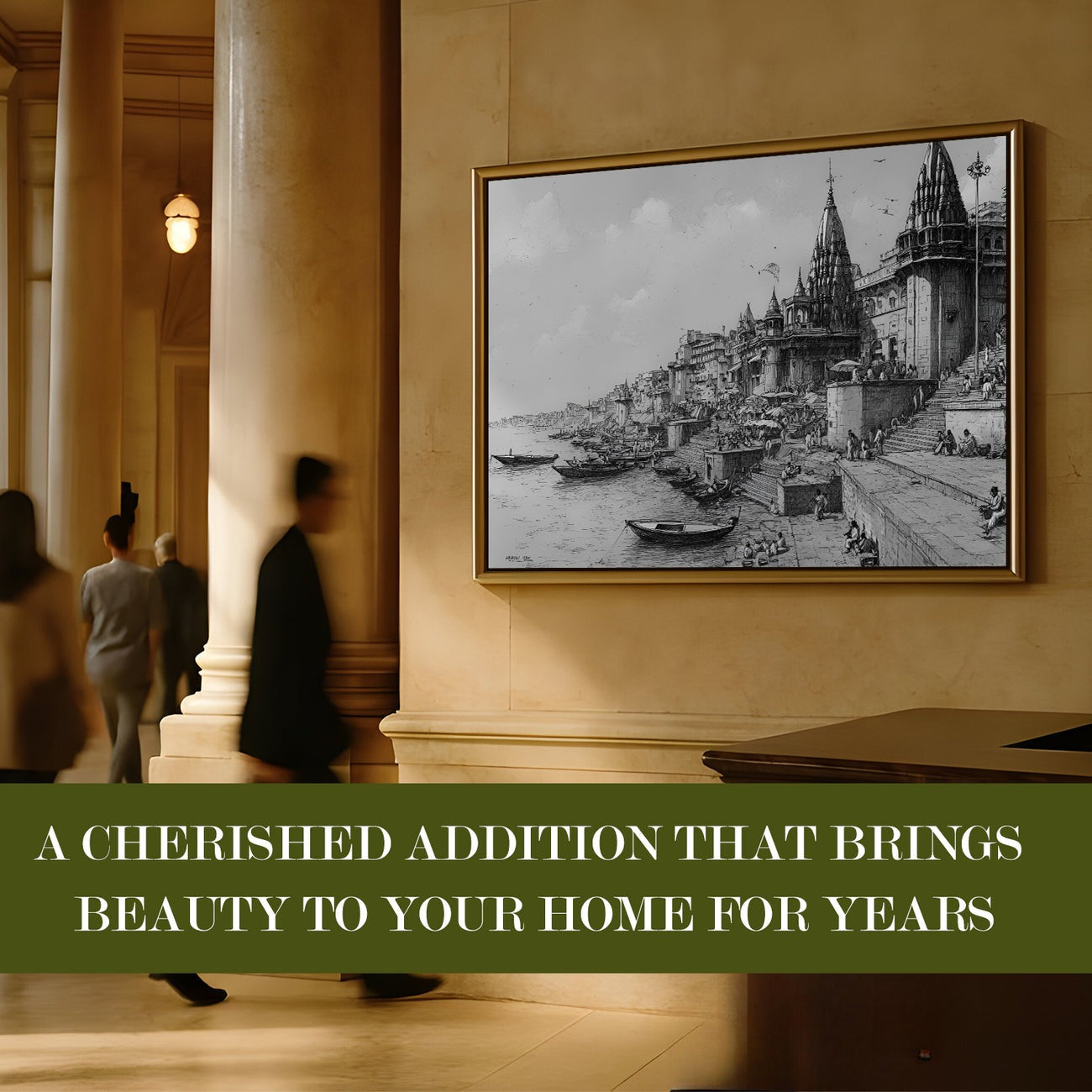 Banaras Ghats Painting