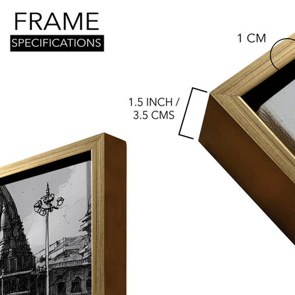 Banaras Ghats Painting – Spiritual Indian City Canvas Artwork