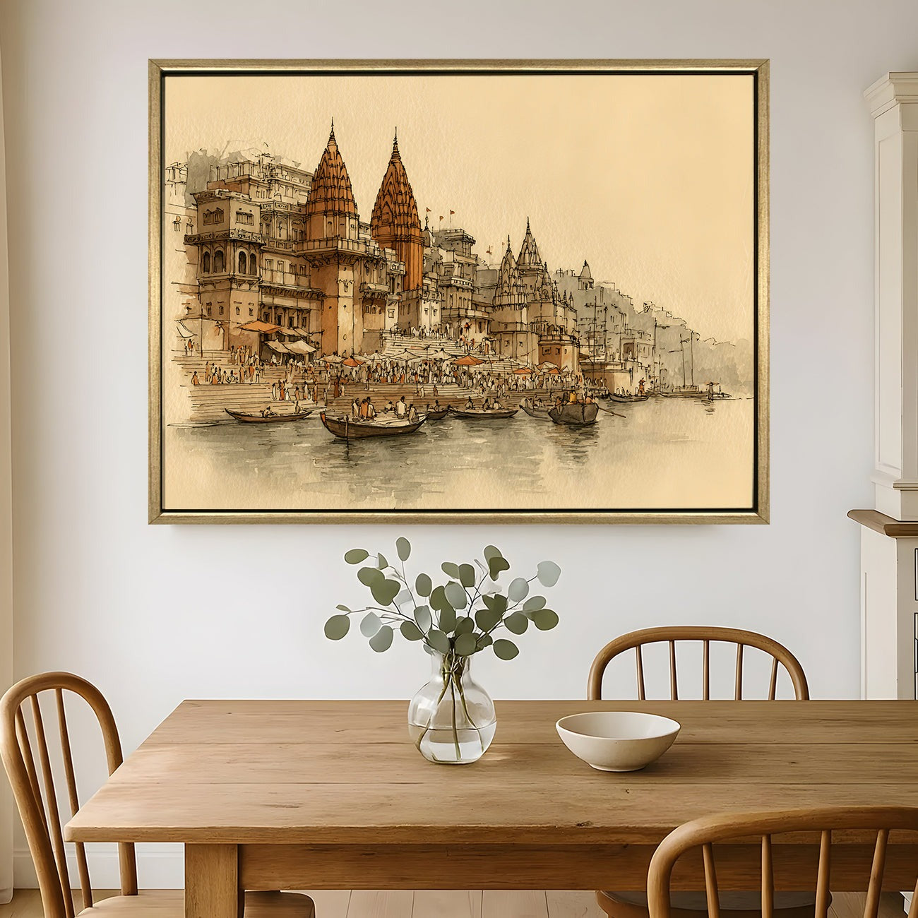 Banaras Ghats Painting