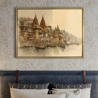 Banaras Ghats Painting
