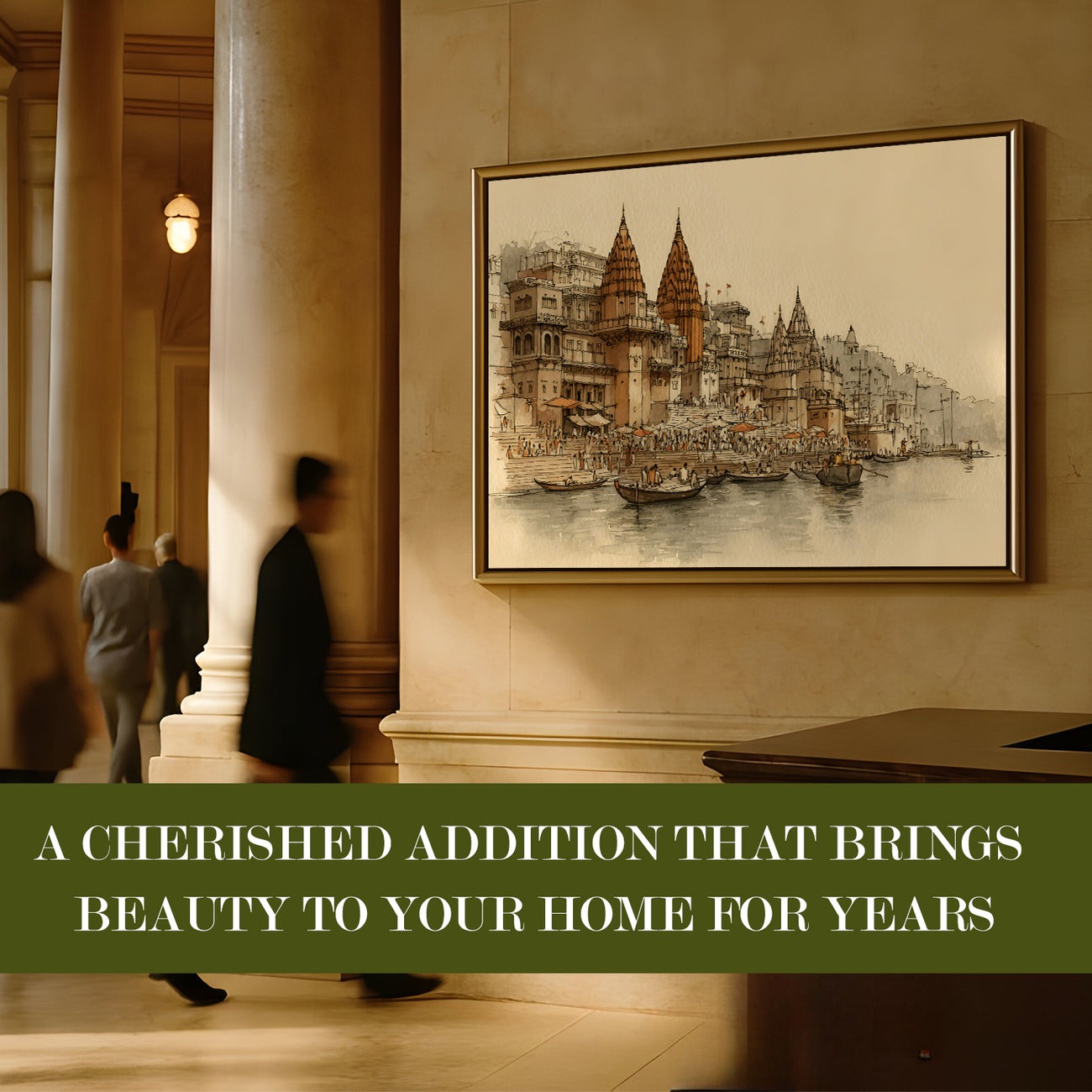 Banaras Ghats Painting