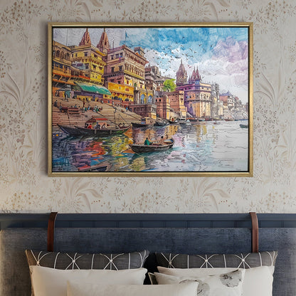 Banaras Ghats Painting