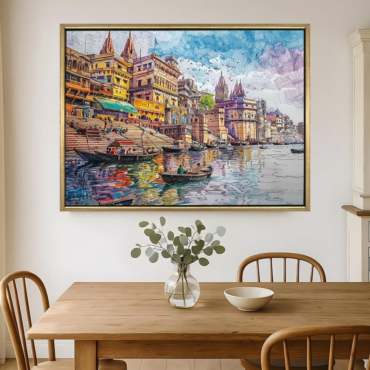 Banaras Ghats Painting