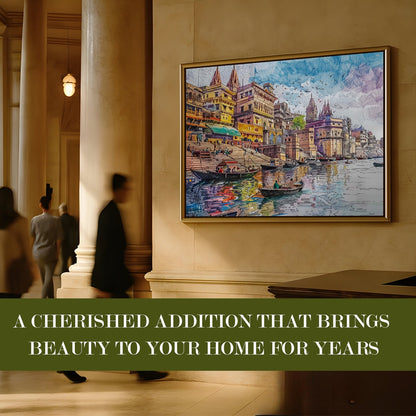 Banaras Ghats Painting