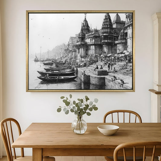 Banaras Ghats Painting