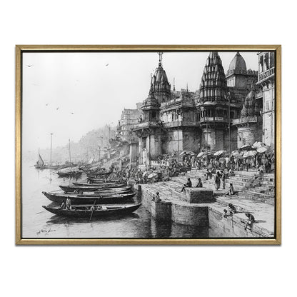 Banaras Ghats Painting