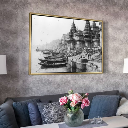 Banaras Ghats Painting