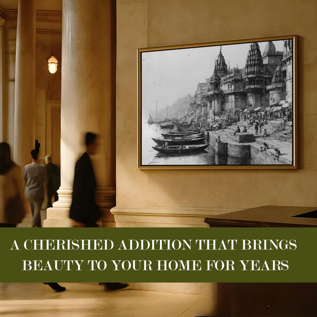 Banaras Ghats Painting