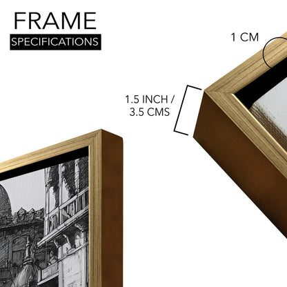 Banaras Ghats Painting – Spiritual Wall Art for Home & Office Decor