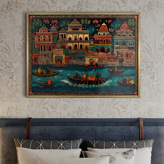  Banaras Ghats Painting 