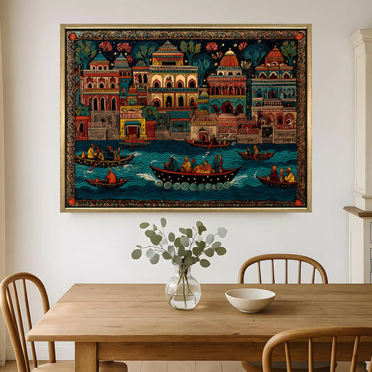  Banaras Ghats Painting 