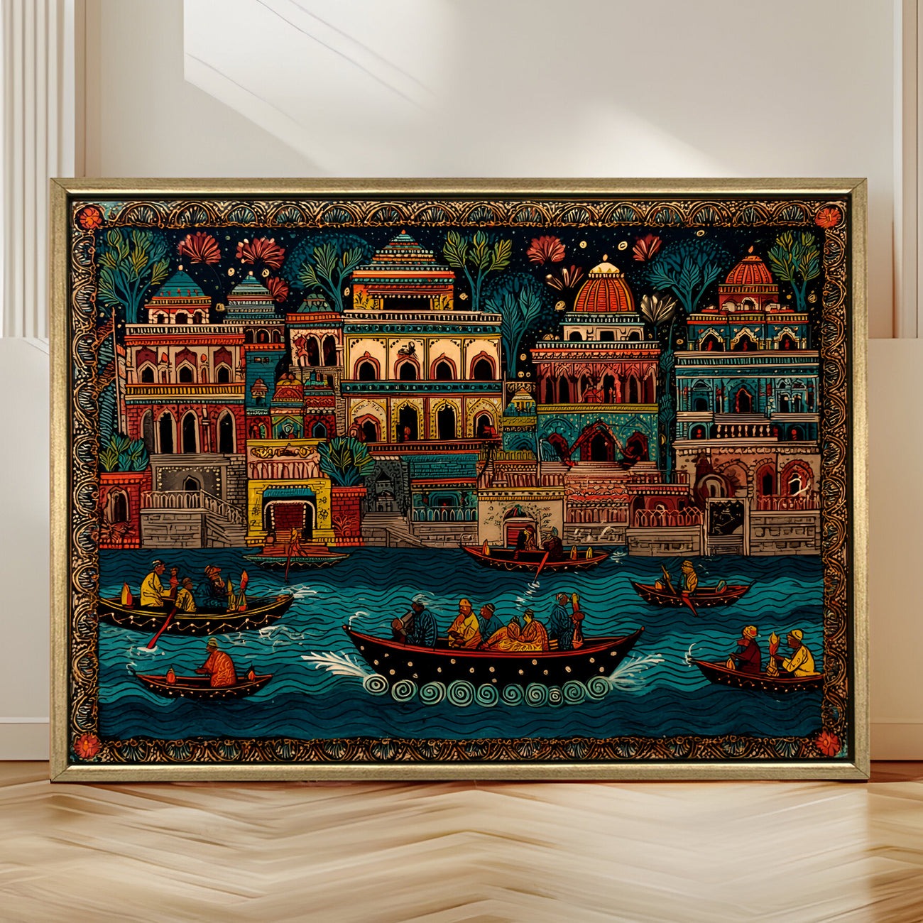 Banaras Ghats Painting 