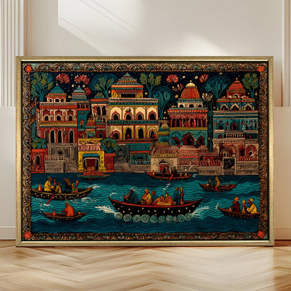  Banaras Ghats Painting 