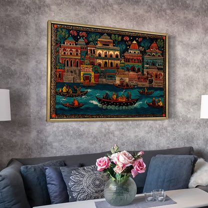  Banaras Ghats Painting 