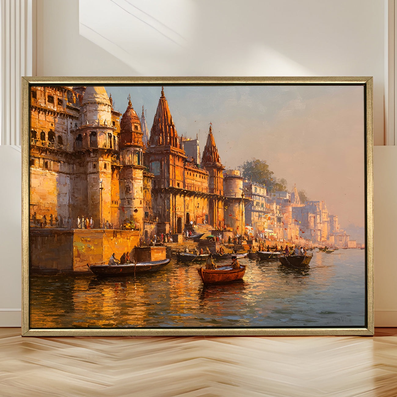 Banaras Ghats Painting