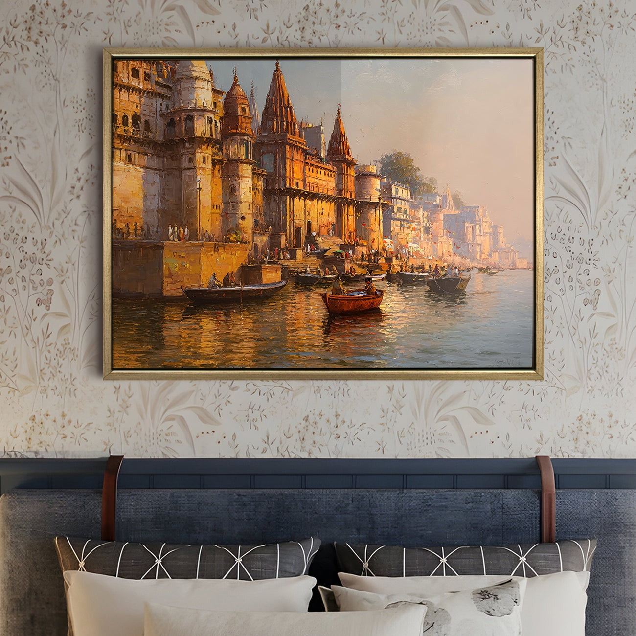 Banaras Ghats Painting