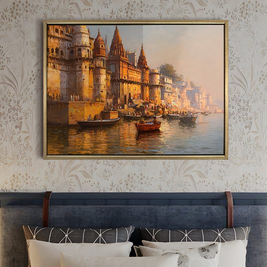 Banaras Ghats Painting
