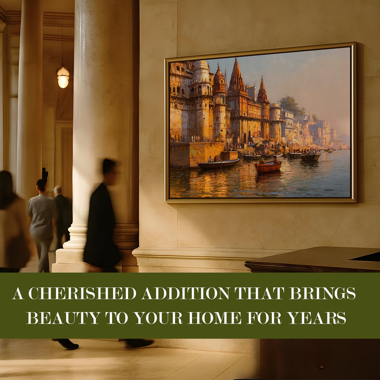 Banaras Ghats Painting