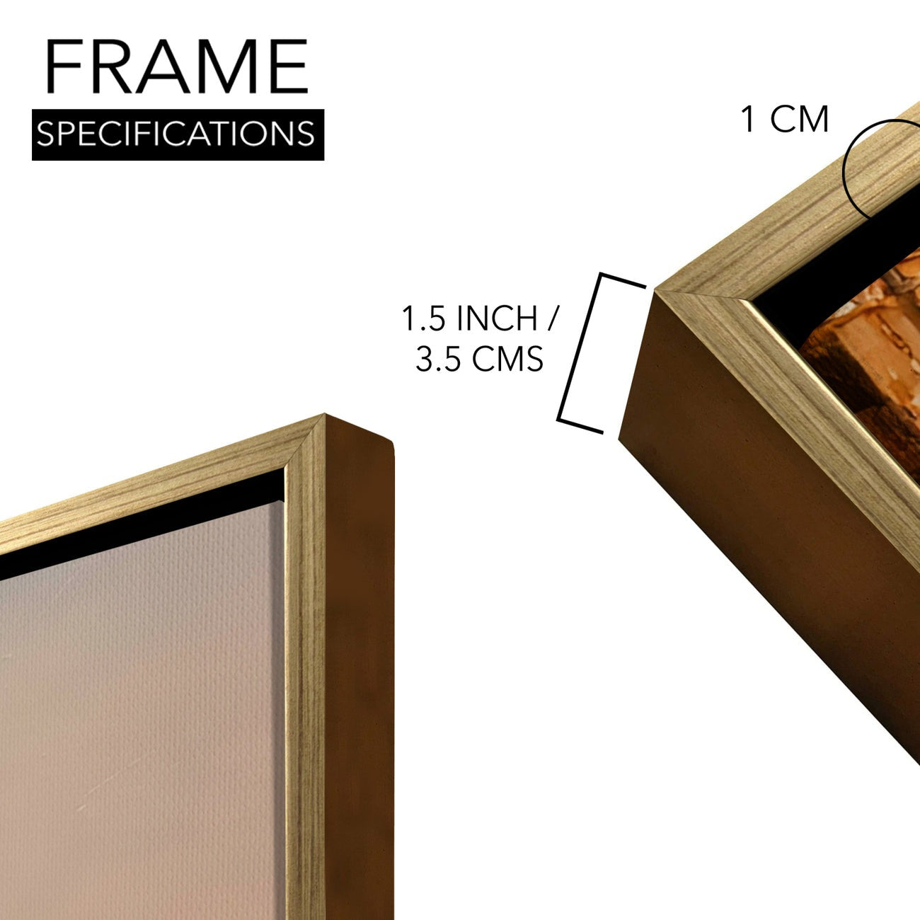 Banaras Ghats Painting – Holy Ganga Aarti Canvas Wall Frame