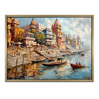 Banaras Ghats Painting