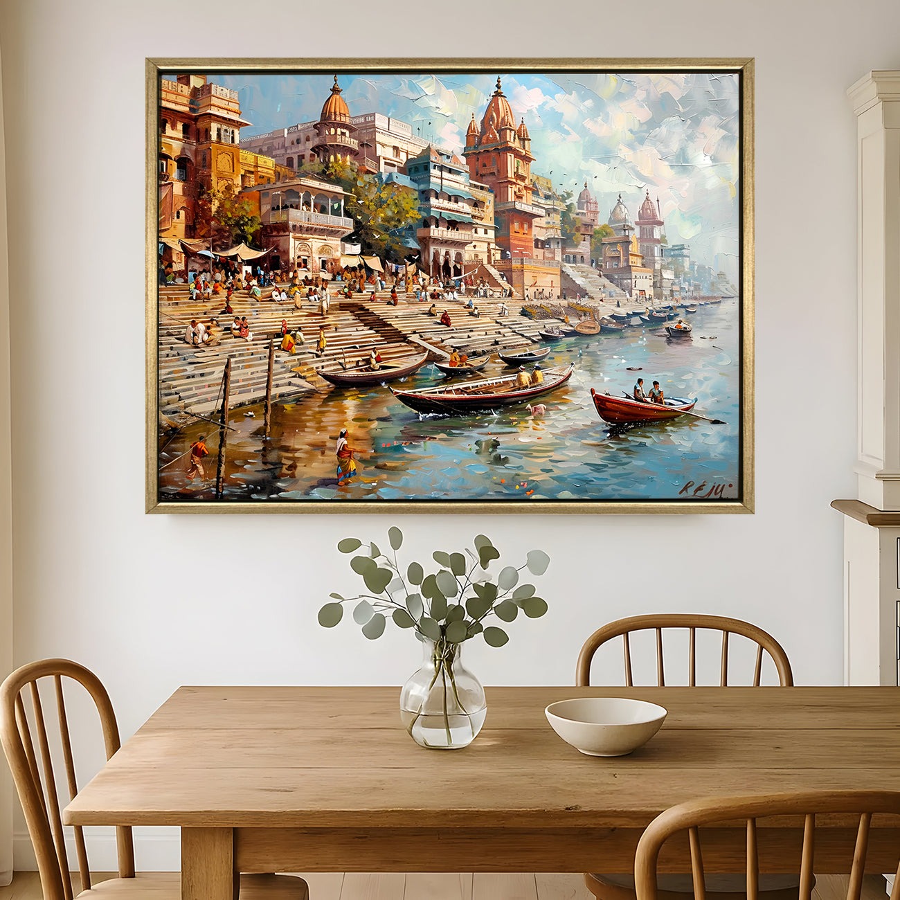 Banaras Ghats Painting