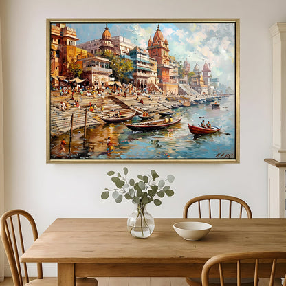 Banaras Ghats Painting