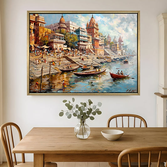 Banaras Ghats Painting