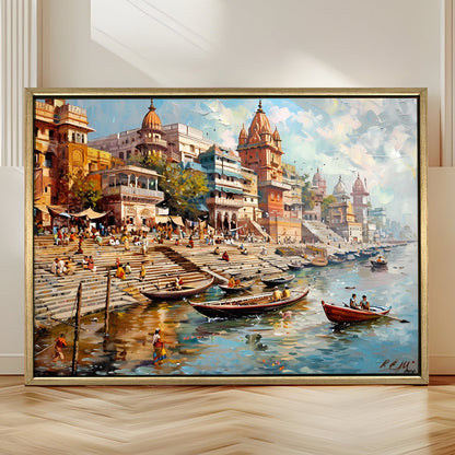 Banaras Ghats Painting