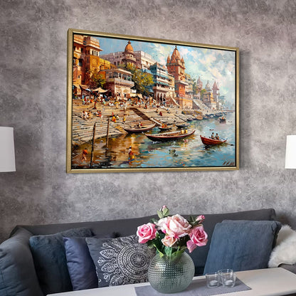Banaras Ghats Painting