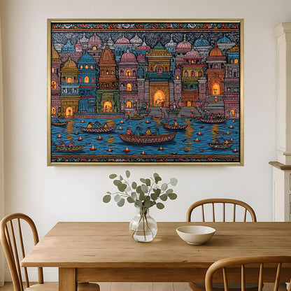 Banaras Ghats Painting