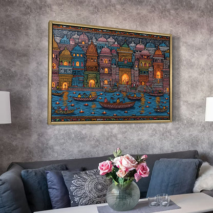 Banaras Ghats Painting