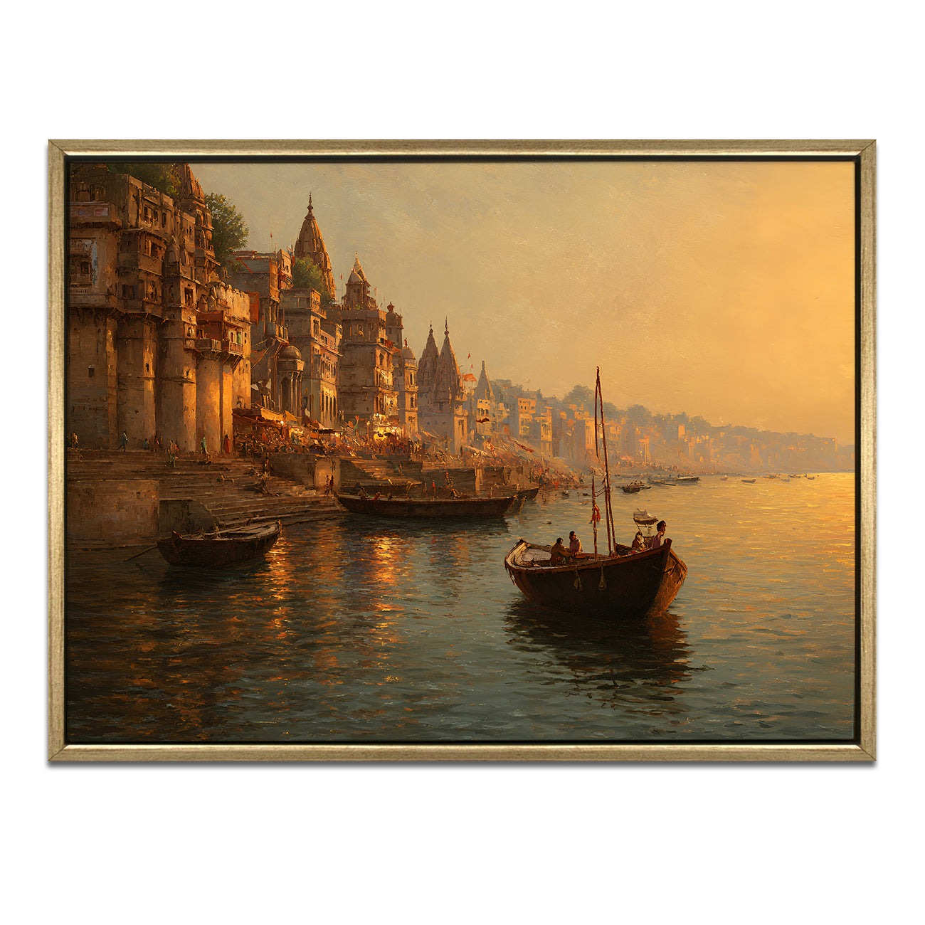 Banaras Ghats Painting
