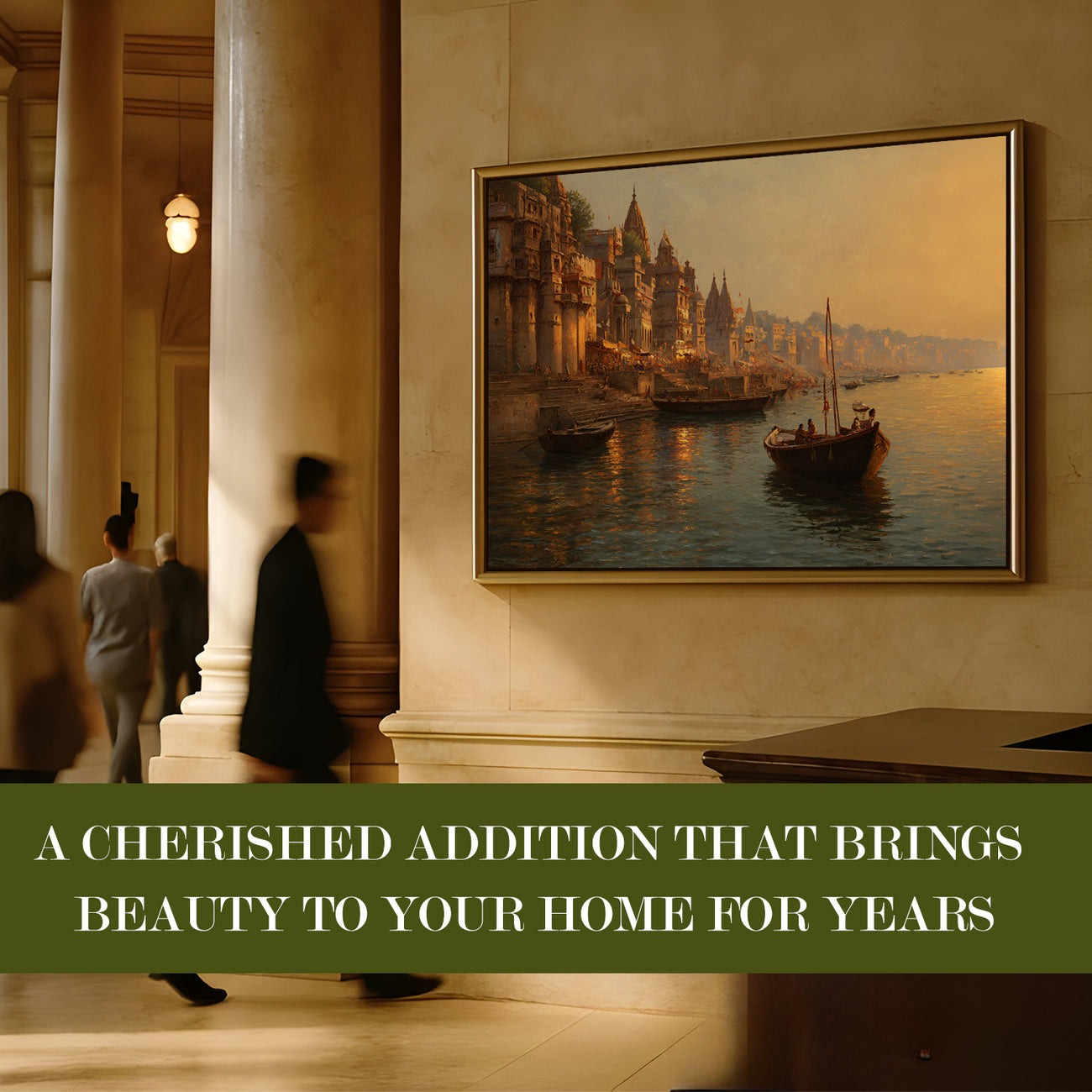 Banaras Ghats Painting