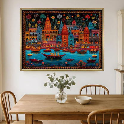 Banaras Ghats Painting