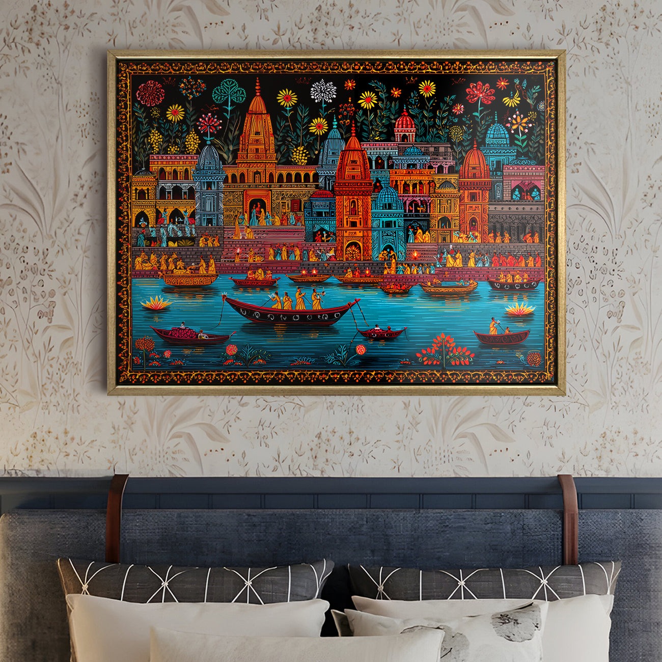 Banaras Ghats Painting