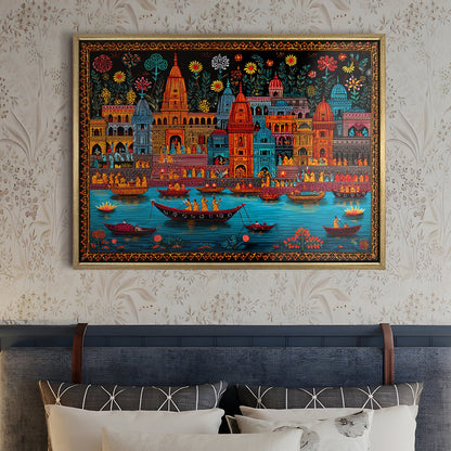 Banaras Ghats Painting