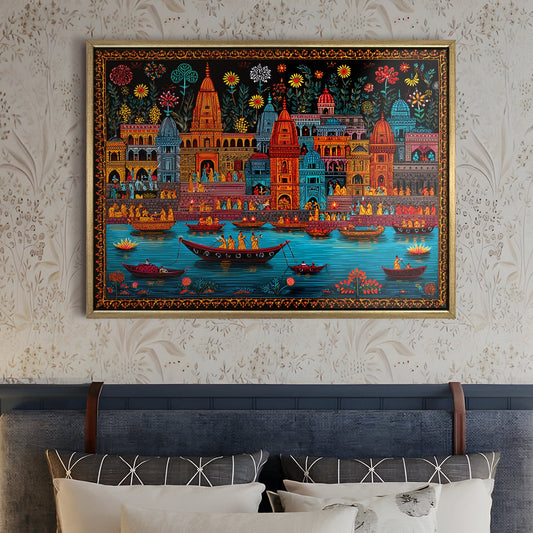 Banaras Ghats Painting