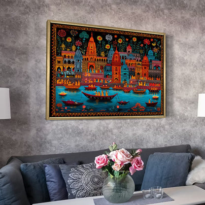 Banaras Ghats Painting