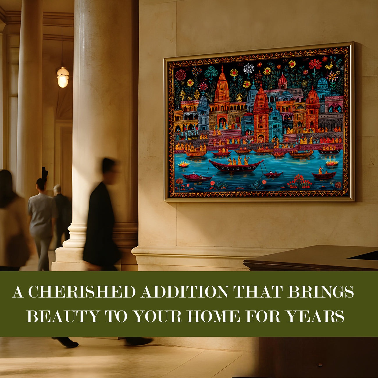 Banaras Ghats Painting