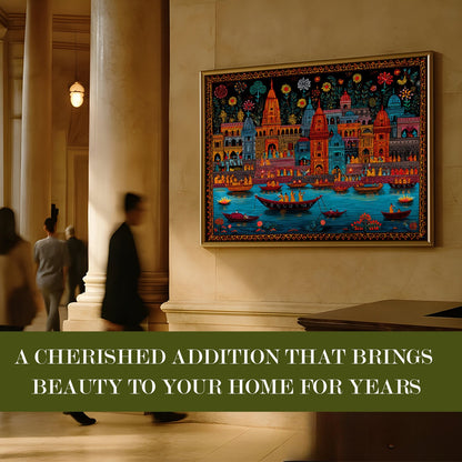 Banaras Ghats Painting