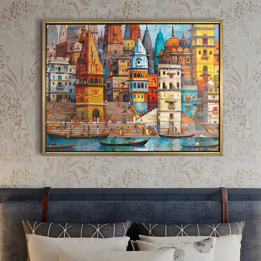 Banaras Ghats Painting