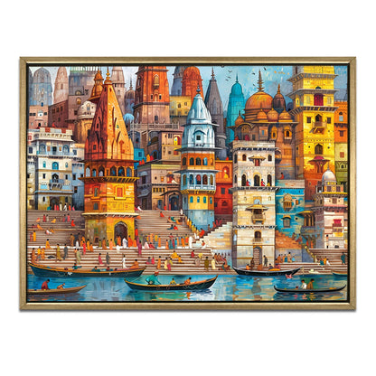 Banaras Ghats Painting