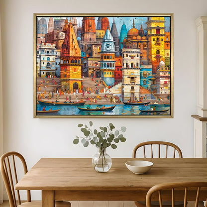 Banaras Ghats Painting