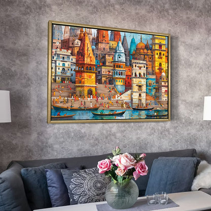 Banaras Ghats Painting